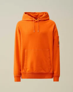 Homme C.P. Company Sweat-Shirts^Cotton Diagonal Fleece Lens Hoodie