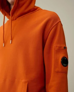 Homme C.P. Company Sweat-Shirts^Cotton Diagonal Fleece Lens Hoodie
