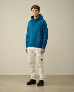 Homme C.P. Company Sweat-Shirts^Cotton Diagonal Fleece Lens Hoodie