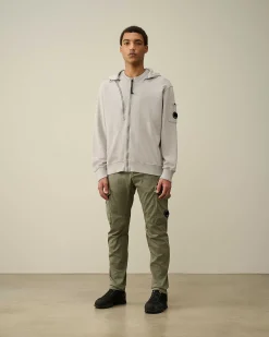 Homme C.P. Company Sweat-Shirts^Cotton Fleece Hooded Sweatshirt