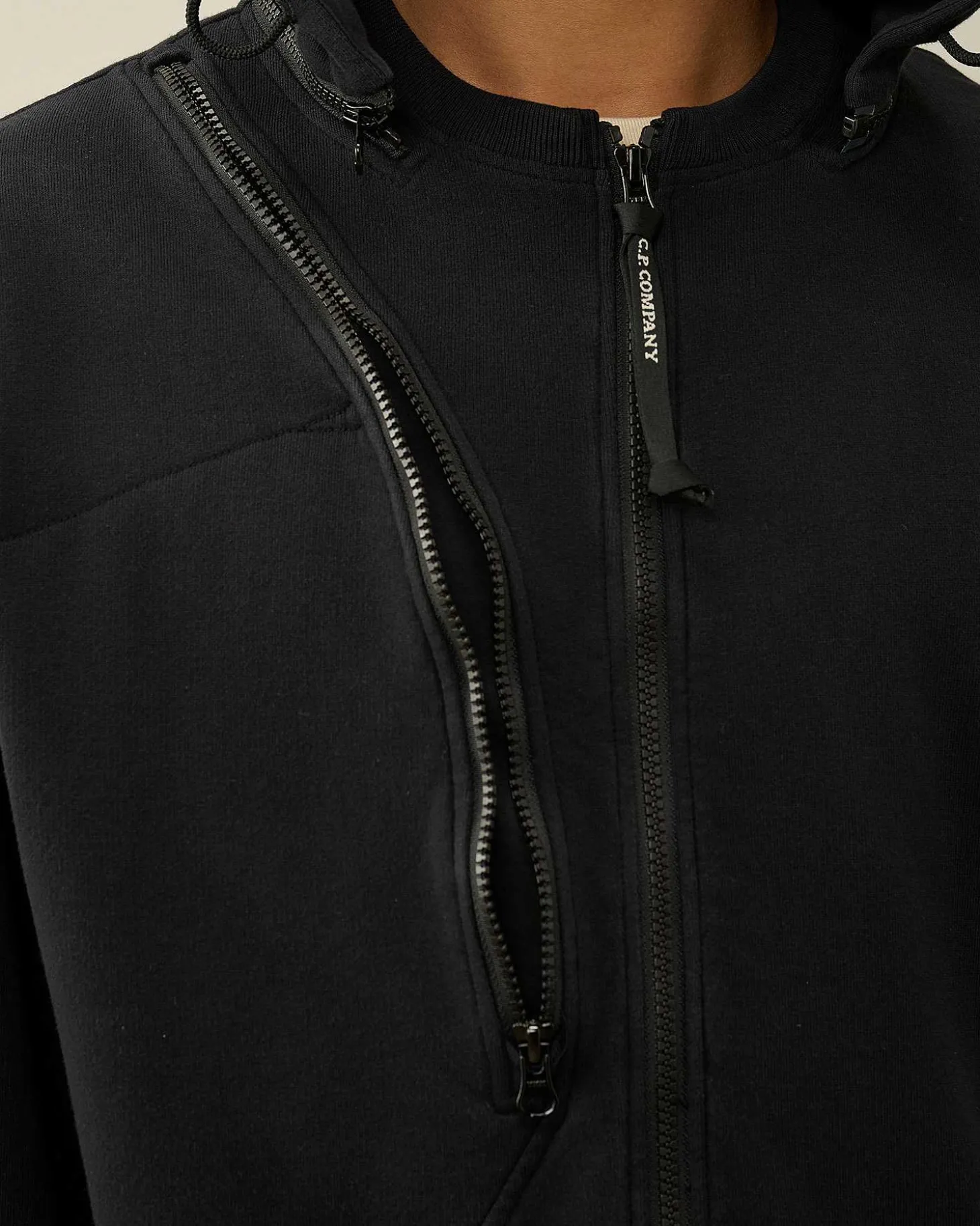 Homme C.P. Company Sweat-Shirts^Cotton Fleece Hooded Sweatshirt