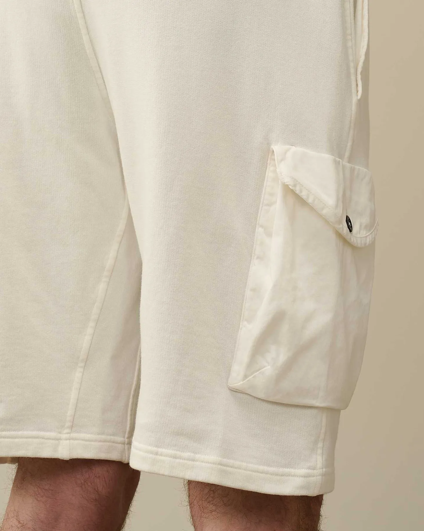 Homme C.P. Company Survêtements Et Shorts^Cotton Fleece Mixed Cargo Shorts
