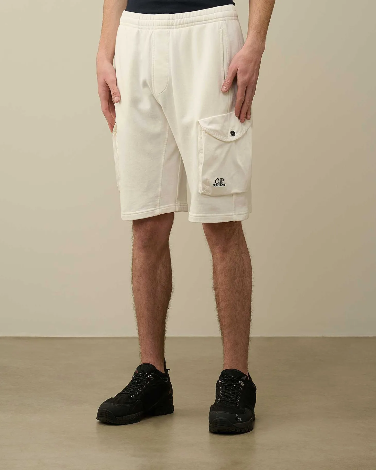 Homme C.P. Company Survêtements Et Shorts^Cotton Fleece Mixed Cargo Shorts
