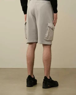 Homme C.P. Company Survêtements Et Shorts^Cotton Fleece Mixed Cargo Shorts