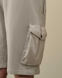 Homme C.P. Company Survêtements Et Shorts^Cotton Fleece Mixed Cargo Shorts