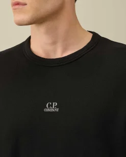 Homme C.P. Company Sweat-Shirts^Cotton Fleece Mixed Sweatshirt