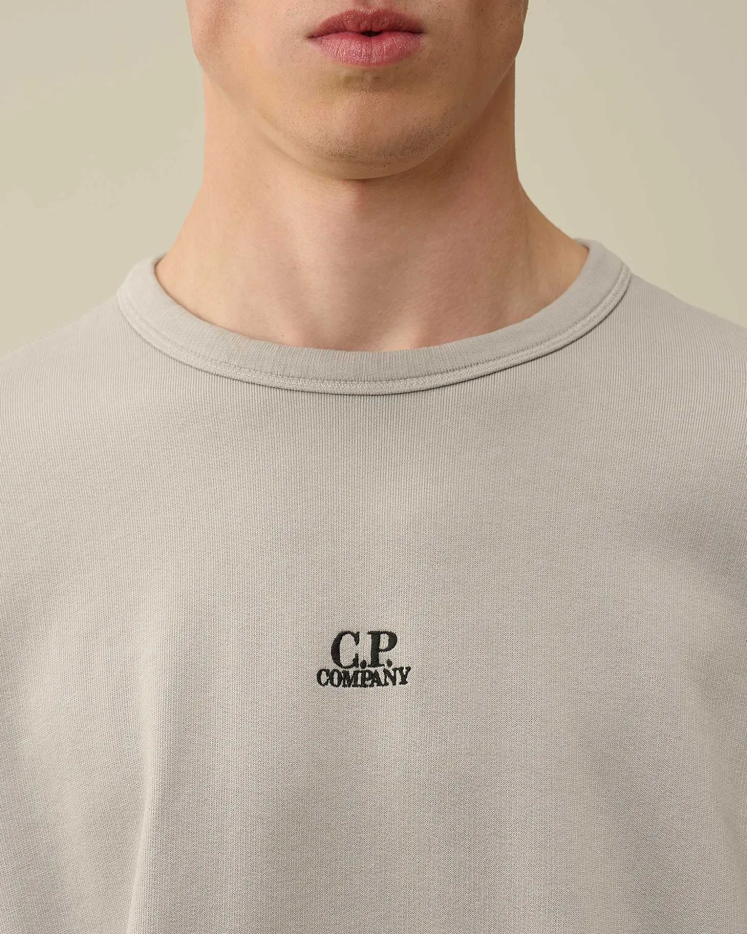 Homme C.P. Company Sweat-Shirts^Cotton Fleece Mixed Sweatshirt