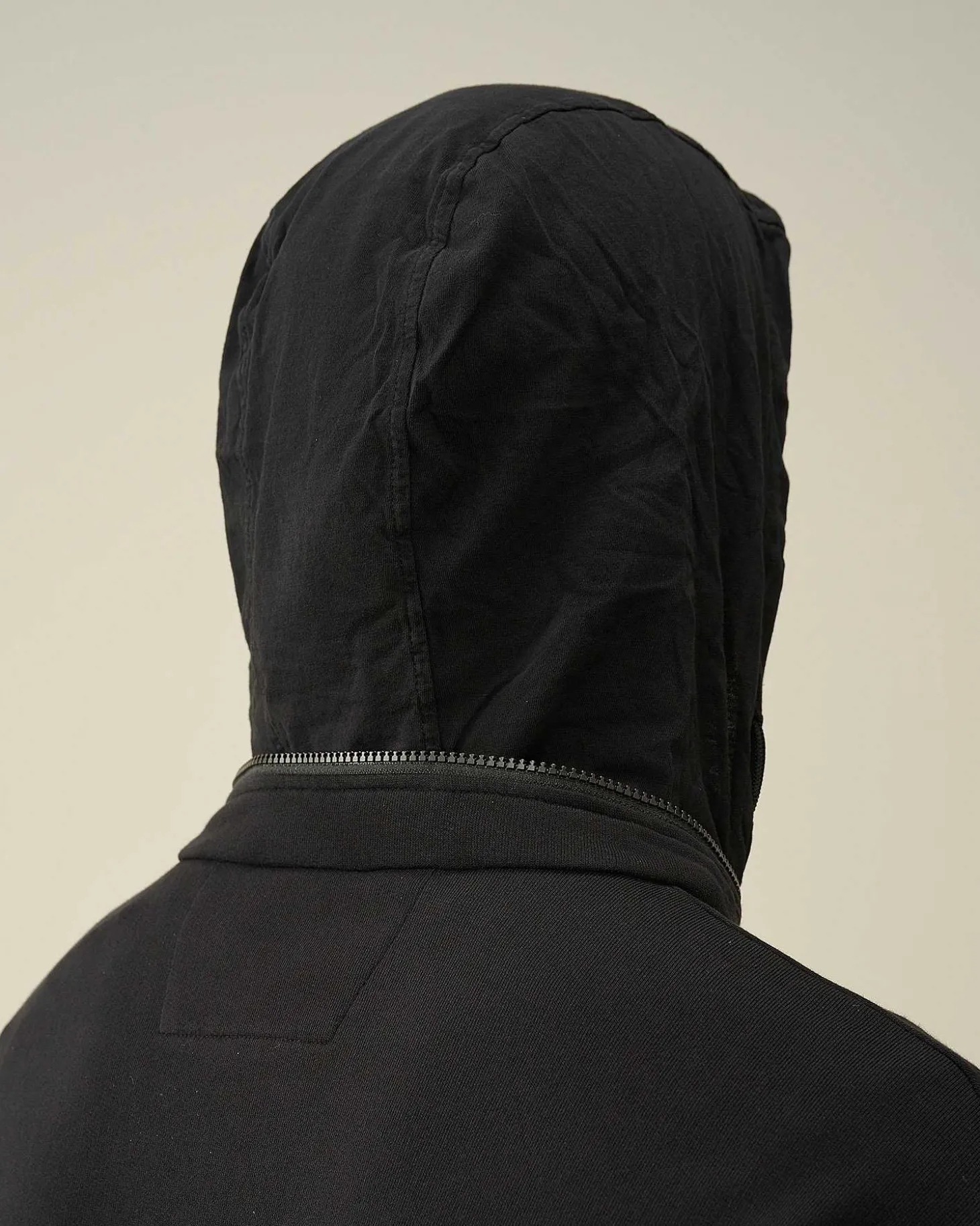 Homme C.P. Company Sweat-Shirts^Cotton Fleece Zipped Sweatshirt