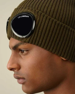 Homme C.P. Company Chapeaux^Cotton Goggle Beanie
