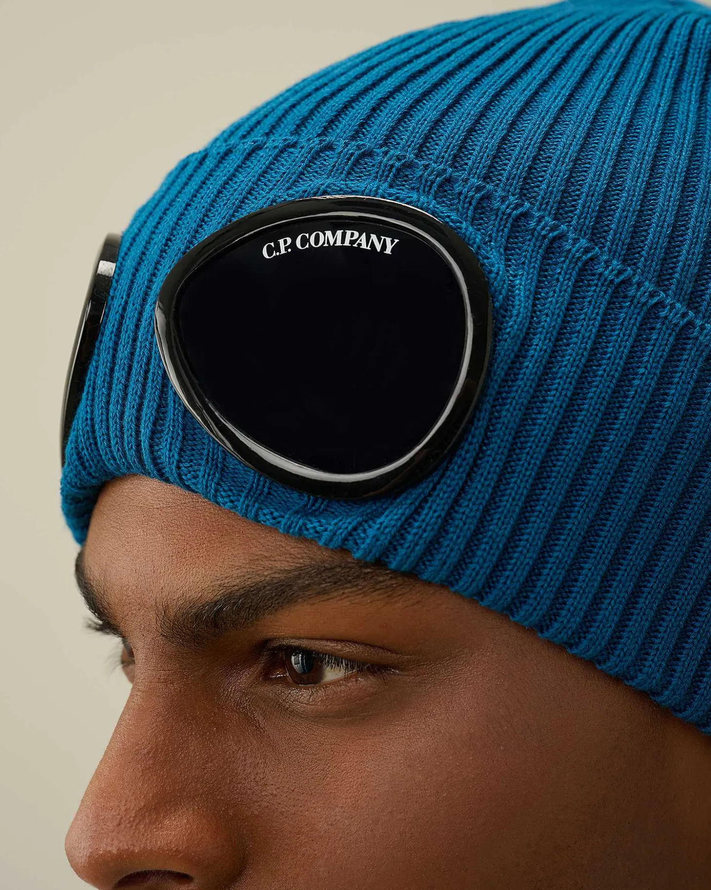 Homme C.P. Company Chapeaux^Cotton Goggle Beanie