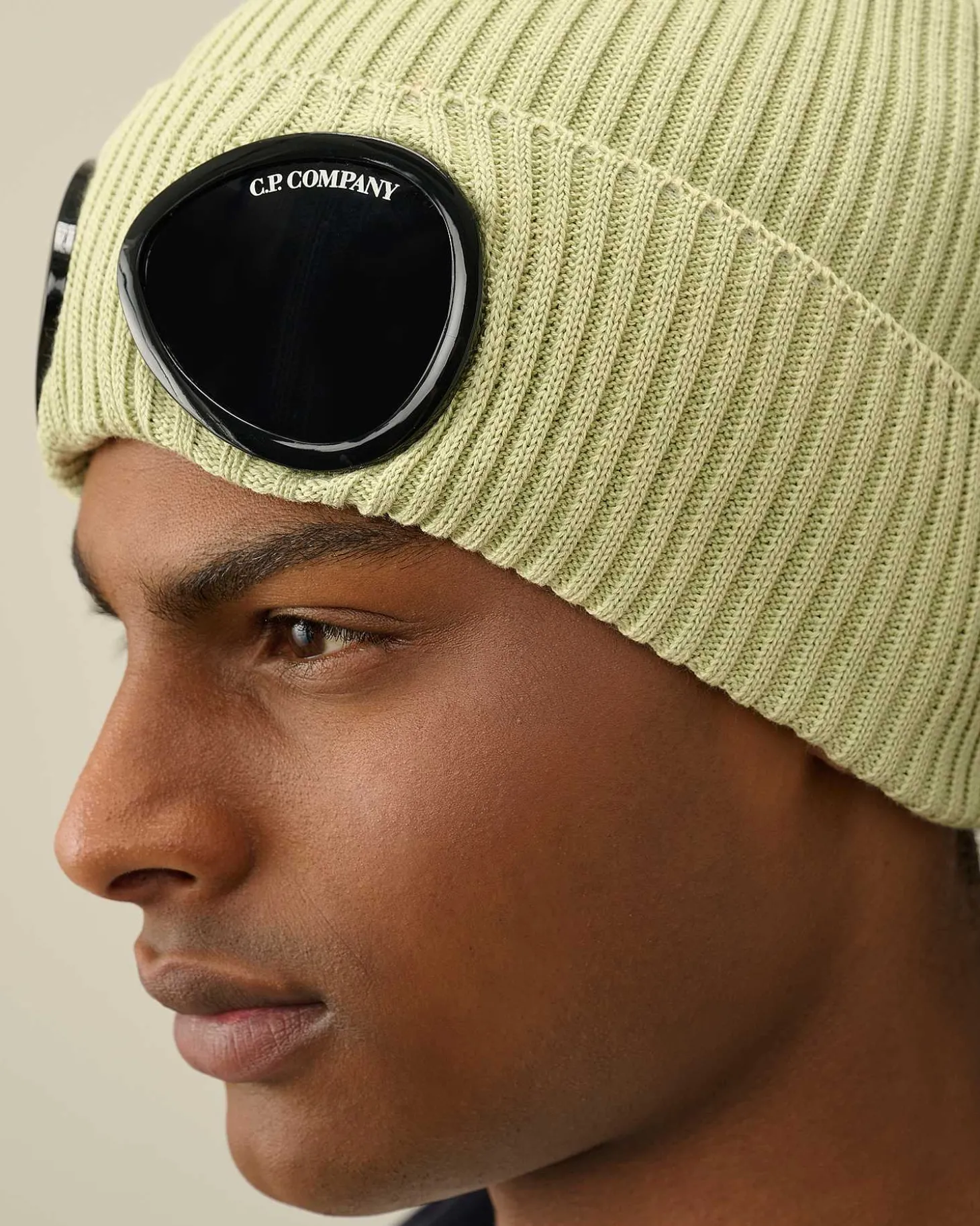 Homme C.P. Company Chapeaux^Cotton Goggle Beanie