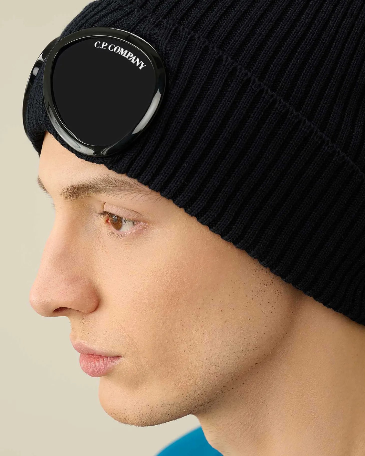 Homme C.P. Company Chapeaux^Cotton Goggle Beanie