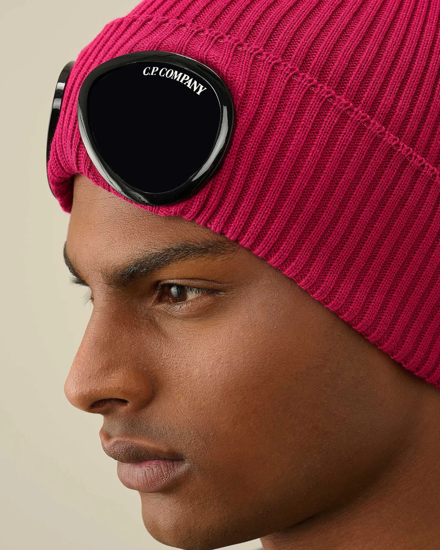 Homme C.P. Company Chapeaux^Cotton Goggle Beanie