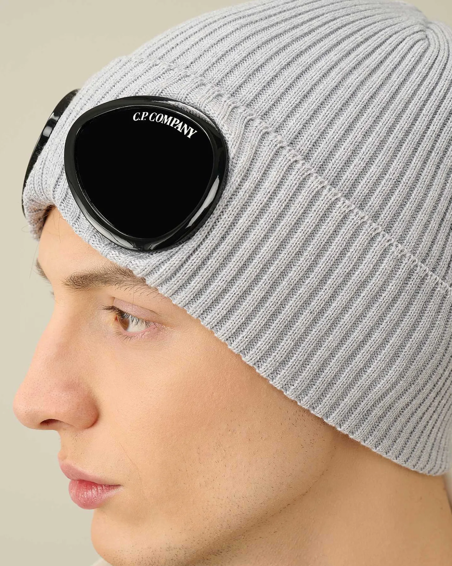Homme C.P. Company Chapeaux^Cotton Goggle Beanie