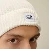 Homme C.P. Company Chapeaux^Cotton Logo Beanie