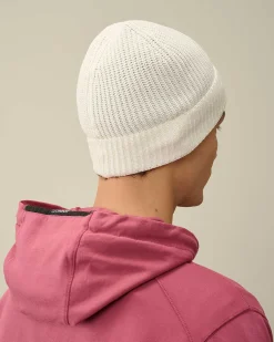 Homme C.P. Company Chapeaux^Cotton Logo Beanie