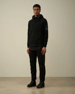 Homme C.P. Company Pulls^Cotton Mixed Hooded Knit