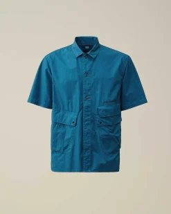 Homme C.P. Company Chemises^Cotton Popeline Pocket Shirt