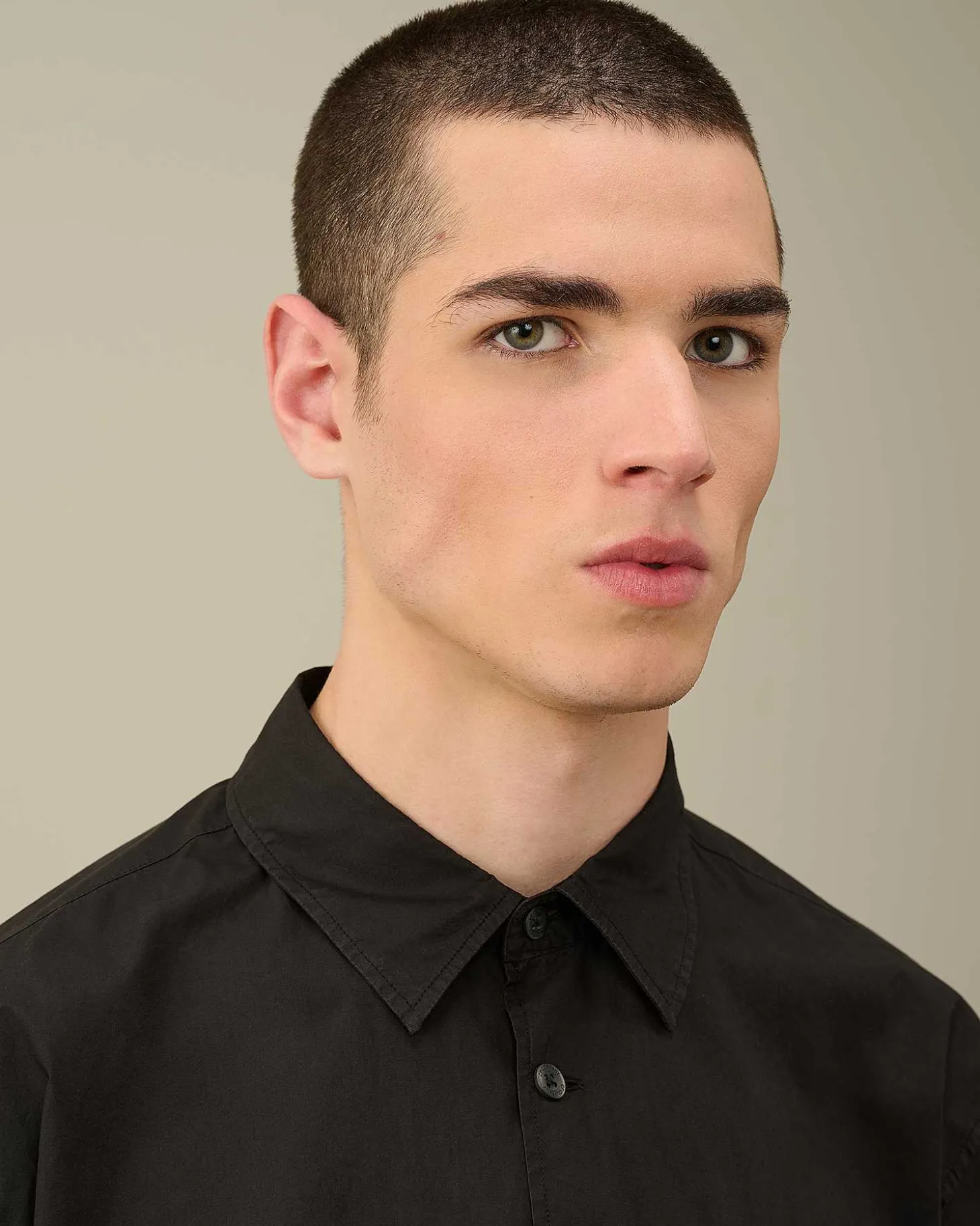 Homme C.P. Company Chemises^Cotton Popeline Short Sleeved Shirt