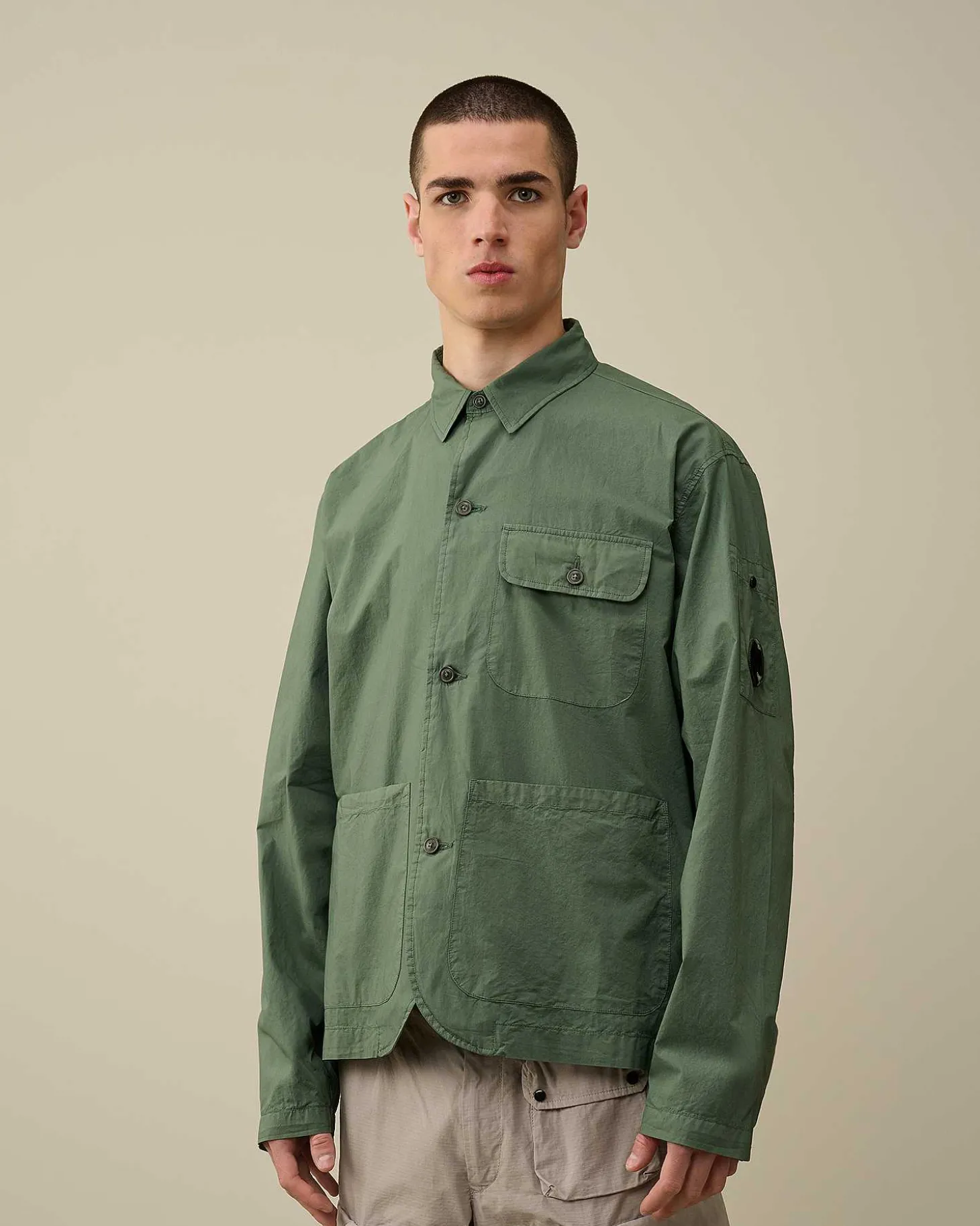 Homme C.P. Company Chemises^Cotton Popeline Workwear Shirt