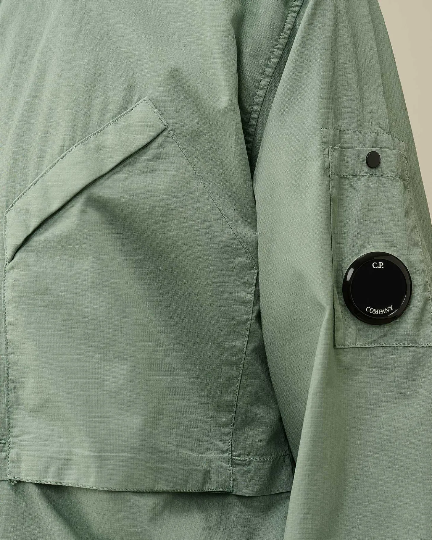 Homme C.P. Company Chemises^Cotton Rip-Stop Pocket Shirt
