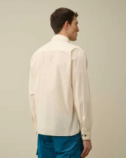 Homme C.P. Company Chemises^Cotton Rip-Stop Pocket Shirt
