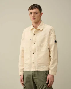 Homme C.P. Company Surchemises^Cotton/Linen Overshirt
