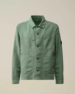 Homme C.P. Company Surchemises^Cotton/Linen Overshirt