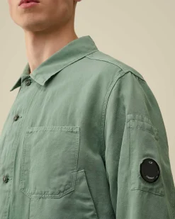 Homme C.P. Company Surchemises^Cotton/Linen Overshirt