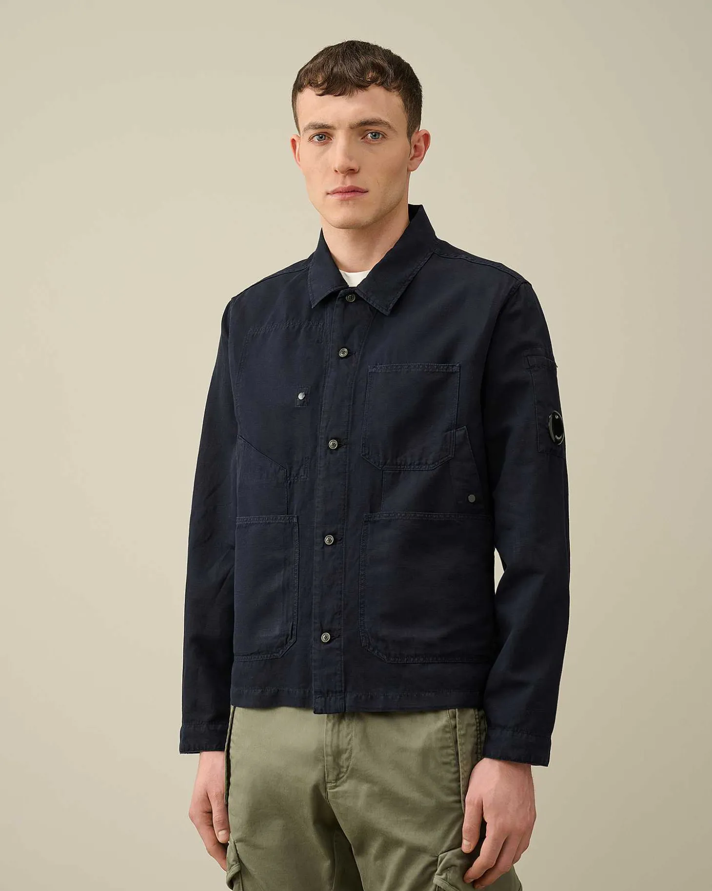 Homme C.P. Company Surchemises^Cotton/Linen Overshirt