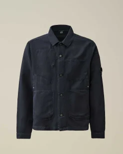Homme C.P. Company Surchemises^Cotton/Linen Overshirt