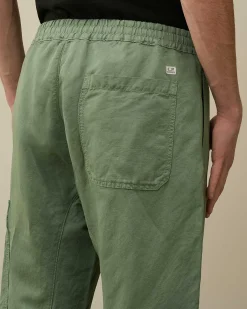Homme C.P. Company Pantalons^Cotton/Linen Regular Cargo Pants