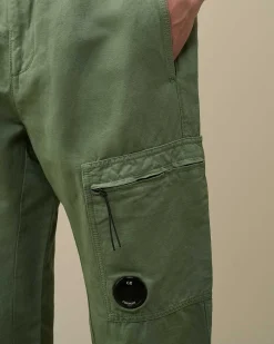 Homme C.P. Company Pantalons^Cotton/Linen Regular Cargo Pants