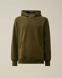Homme C.P. Company Sweat-Shirts^Diagonal Raised Fleece Goggle Hoodie