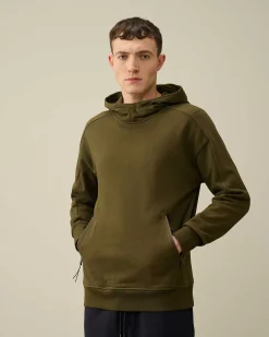 Homme C.P. Company Sweat-Shirts^Diagonal Raised Fleece Goggle Hoodie