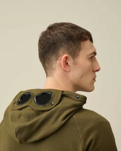 Homme C.P. Company Sweat-Shirts^Diagonal Raised Fleece Goggle Hoodie