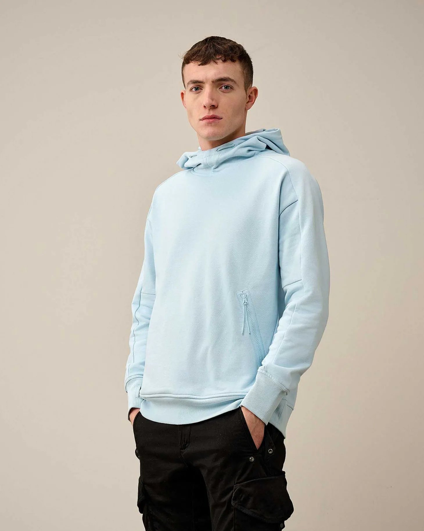 Homme C.P. Company Sweat-Shirts^Diagonal Raised Fleece Goggle Hoodie