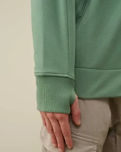Homme C.P. Company Sweat-Shirts^Diagonal Raised Fleece Goggle Zipped Hoodie
