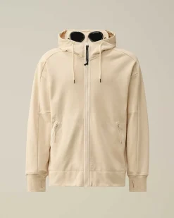 Homme C.P. Company Sweat-Shirts^Diagonal Raised Fleece Goggle Zipped Hoodie