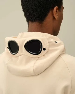 Homme C.P. Company Sweat-Shirts^Diagonal Raised Fleece Goggle Zipped Hoodie