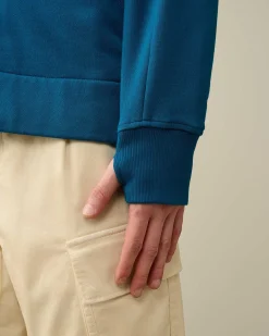 Homme C.P. Company Sweat-Shirts^Diagonal Raised Fleece Goggle Zipped Hoodie