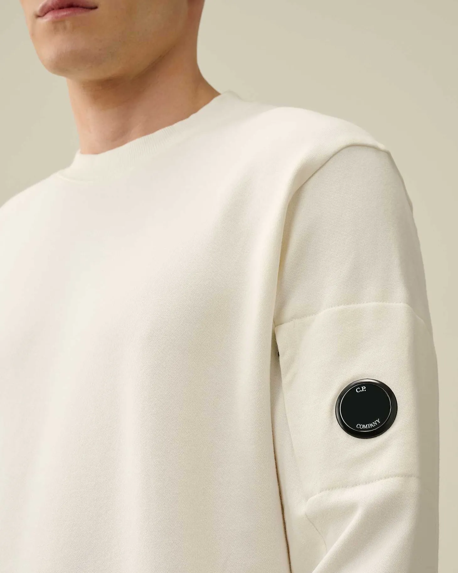 Homme C.P. Company Sweat-Shirts^Diagonal Raised Fleece Sweatshirt