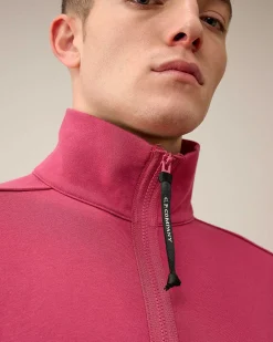 Homme C.P. Company Sweat-Shirts^Diagonal Raised Fleece Zipped Sweatshirt