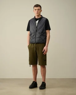 Homme C.P. Company Survêtements Et Shorts^Diagonal Raised Fleece Zipped Pocket Shorts
