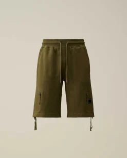 Homme C.P. Company Survêtements Et Shorts^Diagonal Raised Fleece Zipped Pocket Shorts