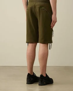 Homme C.P. Company Survêtements Et Shorts^Diagonal Raised Fleece Zipped Pocket Shorts
