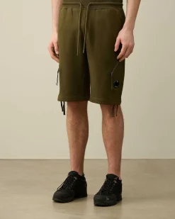 Homme C.P. Company Survêtements Et Shorts^Diagonal Raised Fleece Zipped Pocket Shorts