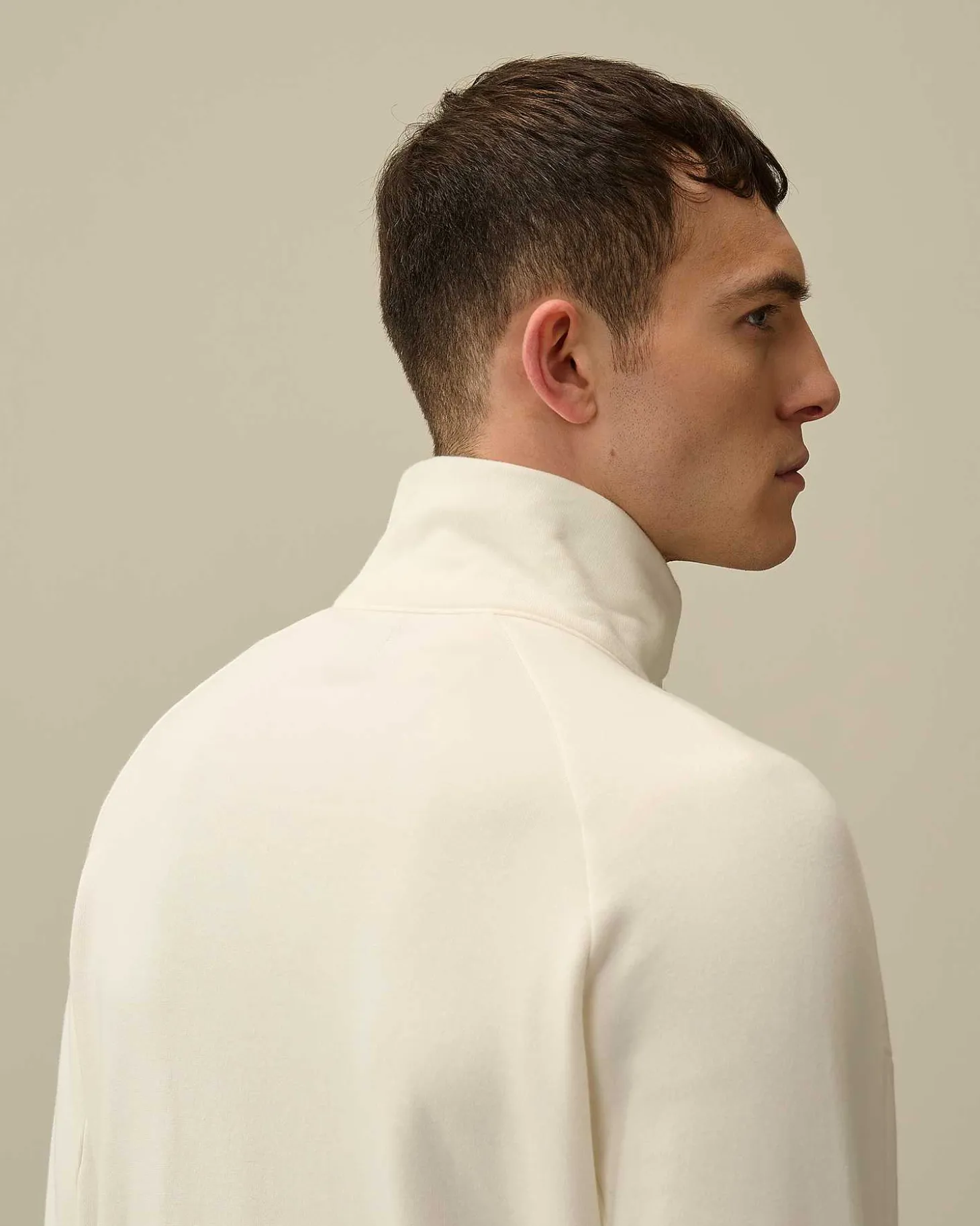 Homme C.P. Company Sweat-Shirts^Diagonal Raised Fleece Zipped Sweatshirt