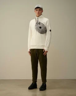 Homme C.P. Company Sweat-Shirts^Diagonal Raised Fleece Zipped Sweatshirt