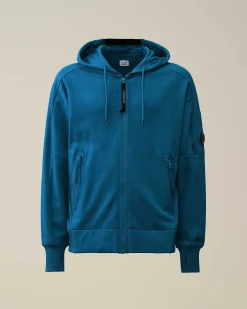 Homme C.P. Company Sweat-Shirts^Diagonal Raised Fleece Zipped Hoodie